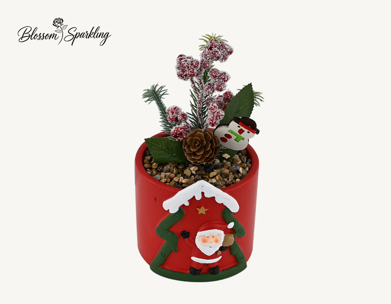 Christmas Mini Forest Potted Plants
